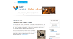 Desktop Screenshot of called-to-lead.com