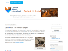Tablet Screenshot of called-to-lead.com